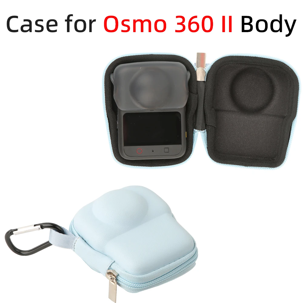 Storage Carrying Bag for DJI OSMO 360 2 Camera, Shock‑Proof Portable Travel Protective Pouch for Panoramic Camera Accessories