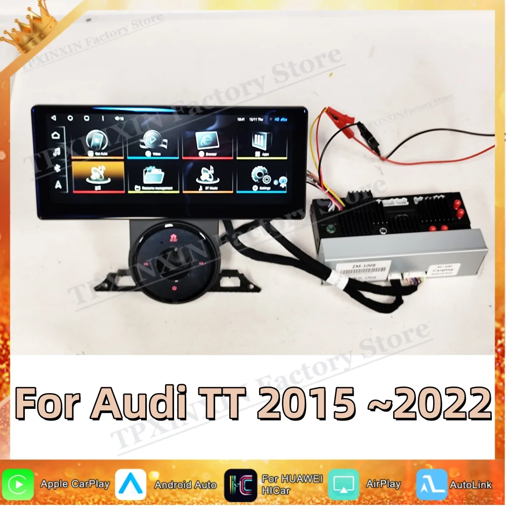 

For Audi TT 2015~2022 Multimedia Android 13 GPS Intelligent Navigation Auto Car Radio Stereo Automotive Multimedia Head Unit