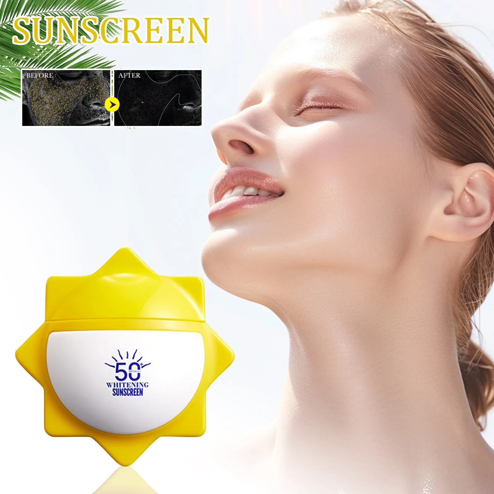 

1pc Whitening Sunscreen Body And Face Sunscreen For Sun-Sensitive Skin Strengthens The Barrier 40g Skin Care New Gift 2025
