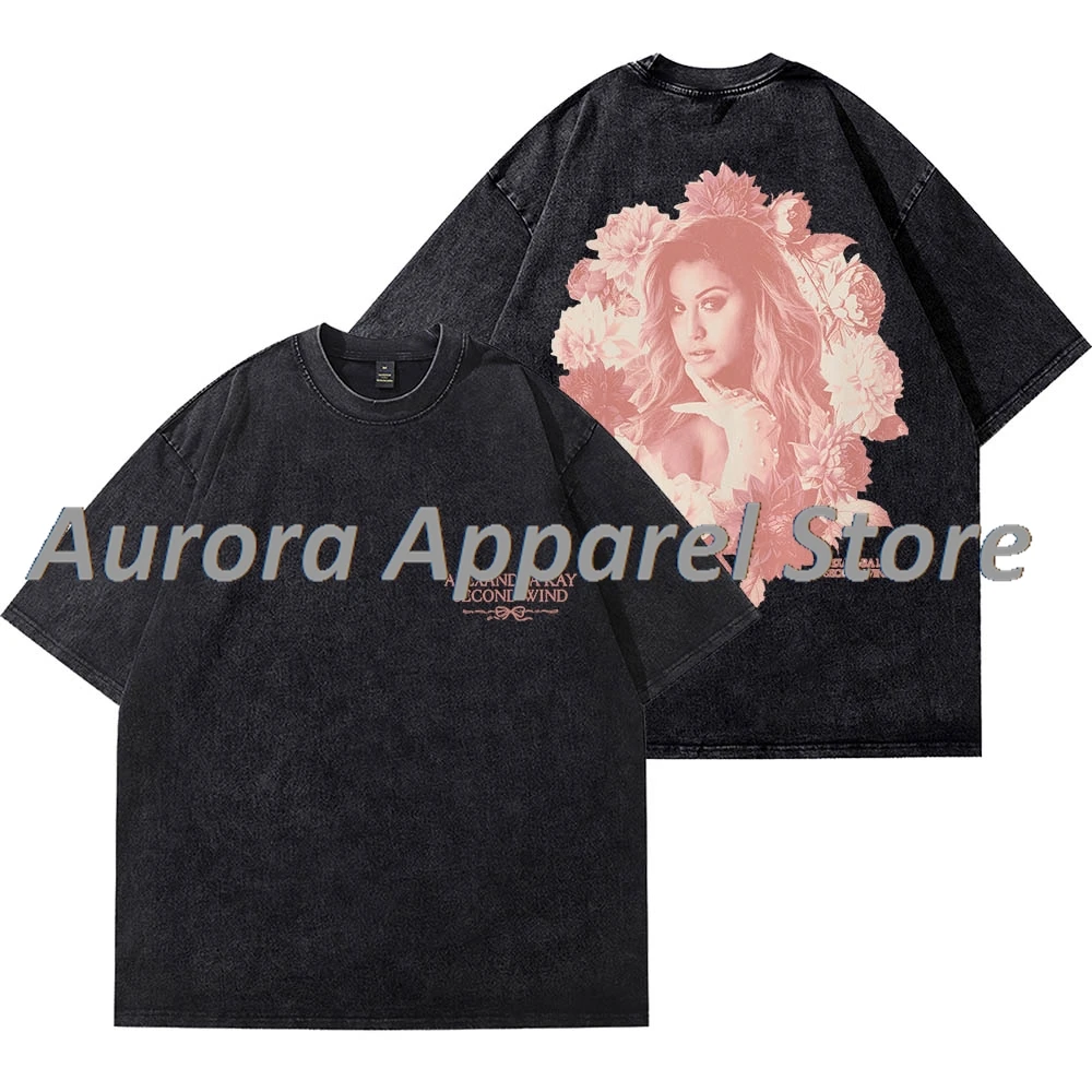 

Alexandra Kay Second Wind винтажные стираемые футболки 2025 Tour Merch косплей женская и мужская хлопковая футболка с коротким рукавом