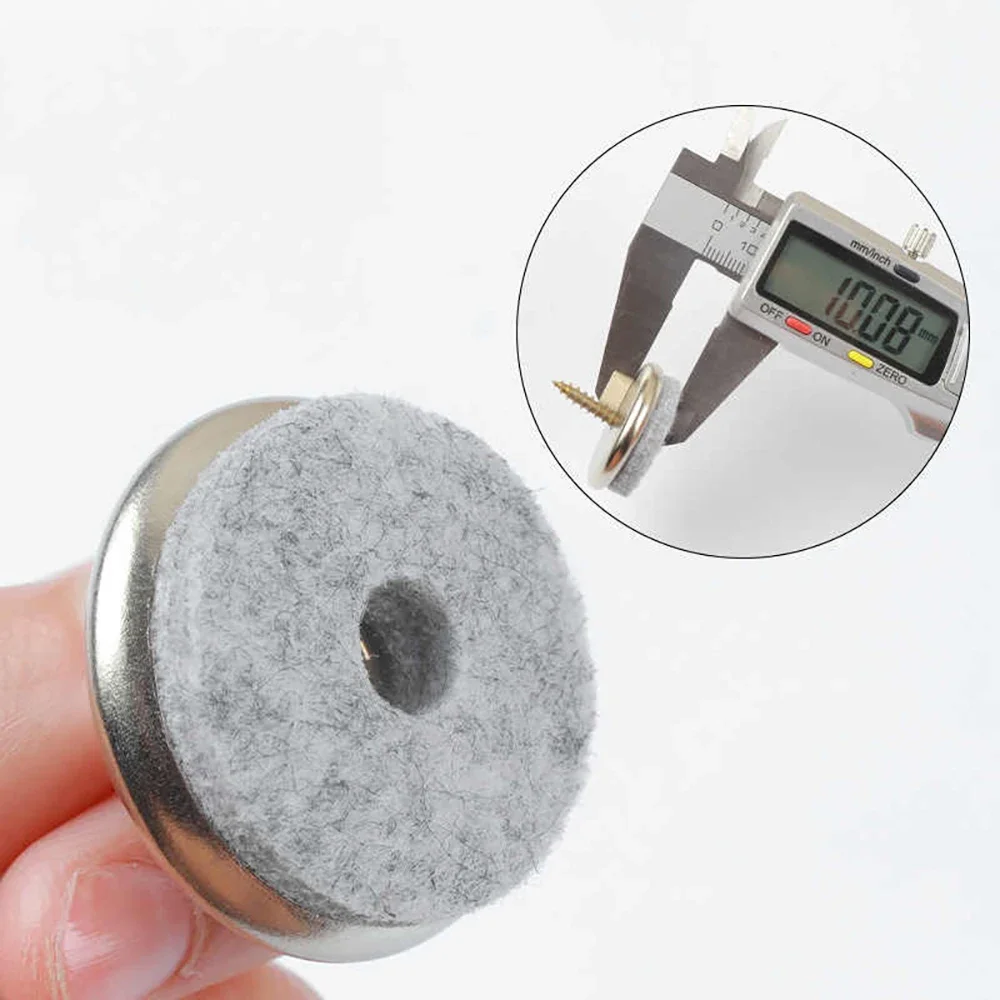 Almohadillas redondas de fieltro para pies, muebles, mesas de comedor, sillas, almohadillas protectoras antideslizantes y resistentes al desgaste, cubiertas silenciosas para uñas para pies