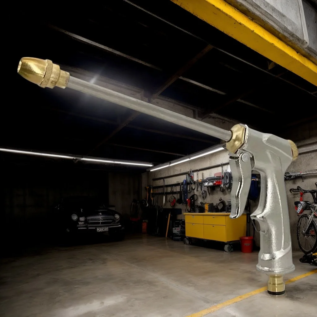 

1 шт. водяной пистолет высокого давления-распылитель с металлическим удлинителем для садовой и автомойки, бытового использования