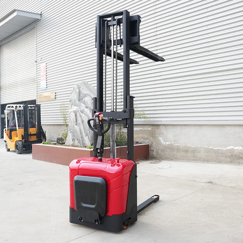 Electric Pallet Stacker Cranes 1.5 Ton 2 Ton 3 Ton Competitively Priced Electric Stacker Forklifts for Efficient Material Handli