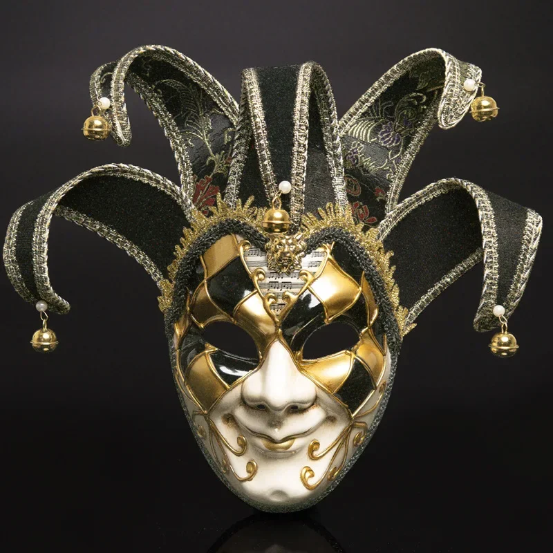 

Halloween Party Christmas Masquerade Mask Full Face Anti-Ancient Clown Emperor Mask