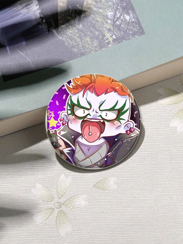 58mm Anime SK8 The Infinity Enamel Pins Handmade Brooch for Clothes Backpack Decoration Cartoon Badge Jewelry Accessories  Gifts