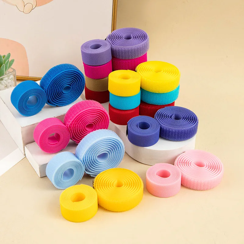 20mm NO Self Adhesive Fastener Tape Adhesive Tape Hook and Loop Fastener Tape Sewing Accessories DIY Craft No Glue 25yards