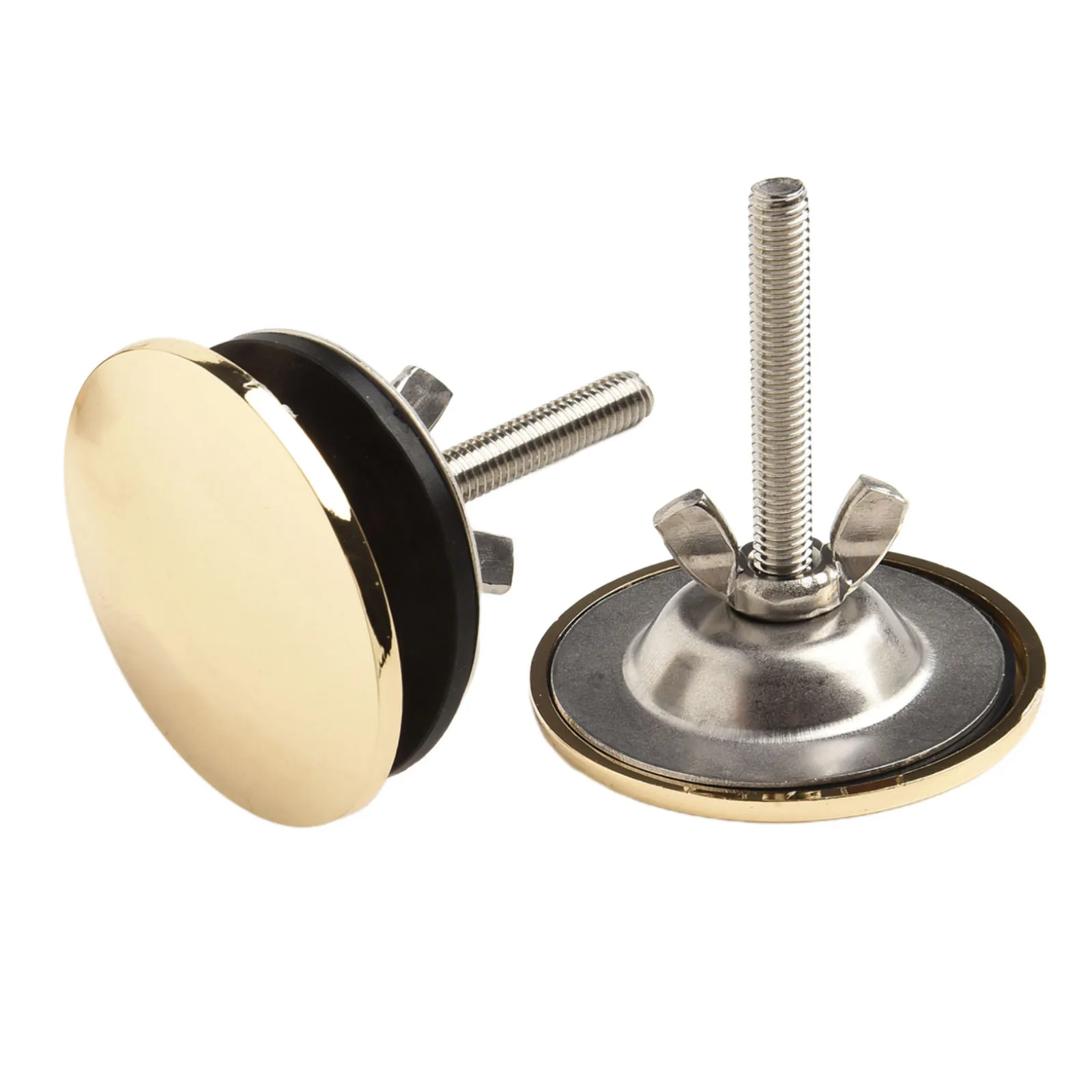 5x7x1.2cm Sink Stopper Sink Stopper Not Easily Deformed Stainless Steel (screws) Zinc Alloy (lid) For 12-49mm Hole Diameter