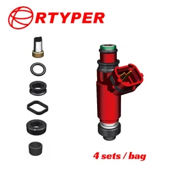 4sets 15710-52G00 195500-3260 Fuel Injector Repair Kits For Chevrolet Metro,Suzuki M13 Swift,Mazda B5 ZL Z6