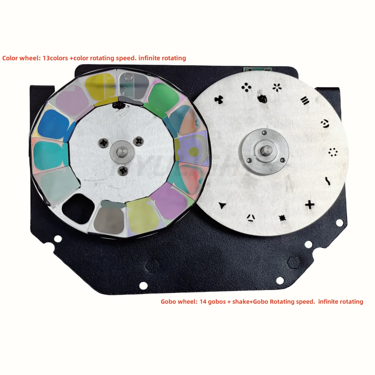 2X 300 واط شعاع صغير مع تأثير هالة تتحرك رئيس ضوء 14R شعاع واه التكبير شاربي 19 قناة 48 المنشور الدوار DMX المرحلة أضواء DJ