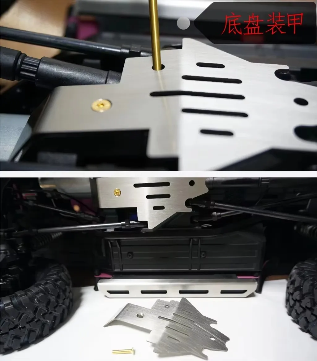 Ochrona podwozia ze stali nierdzewnej, pancerz podwozia do 1/10 TRAXXAS TRX4