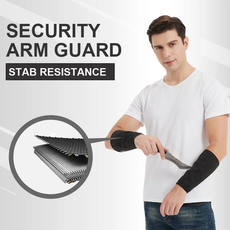 1Pc Anti-Stab Work Protection Safety Arm Guard Stab Resistant Anti-Puncture Avoid Glass Steel Knife Injury Protection Sleeves