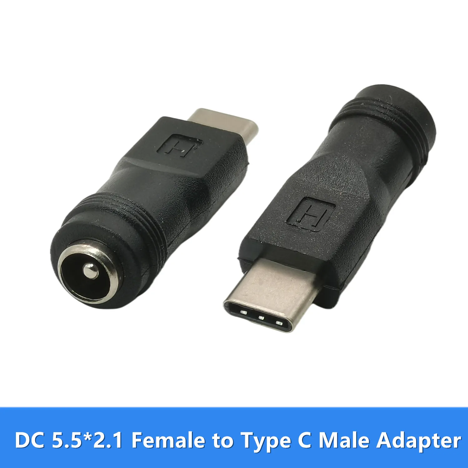 DC USB C Type-c  to 5.5*2.1 female Connector to female 5521 Power Jack DC Power Conector 5.5x2.1 adapter USB C Converter