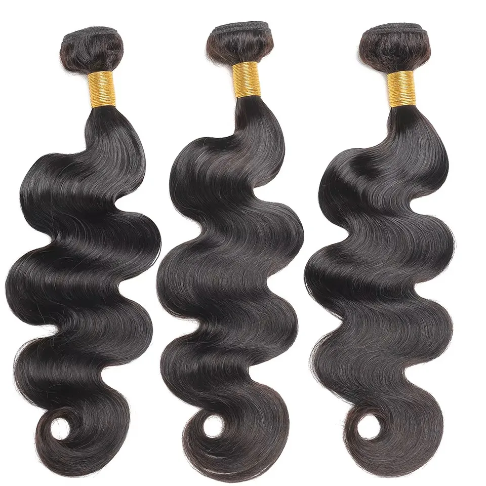 Body Wave Human Hair Bundles Brazilian Virgin Hair Bundles Natural Color 100% Human Hair Weave 1/3/4 Bundles Deal