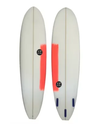 Hochwertiges Suring Board aus Fiberglas mit grüner Tönung, Pu-Schaum, Longboard-Surfbrett