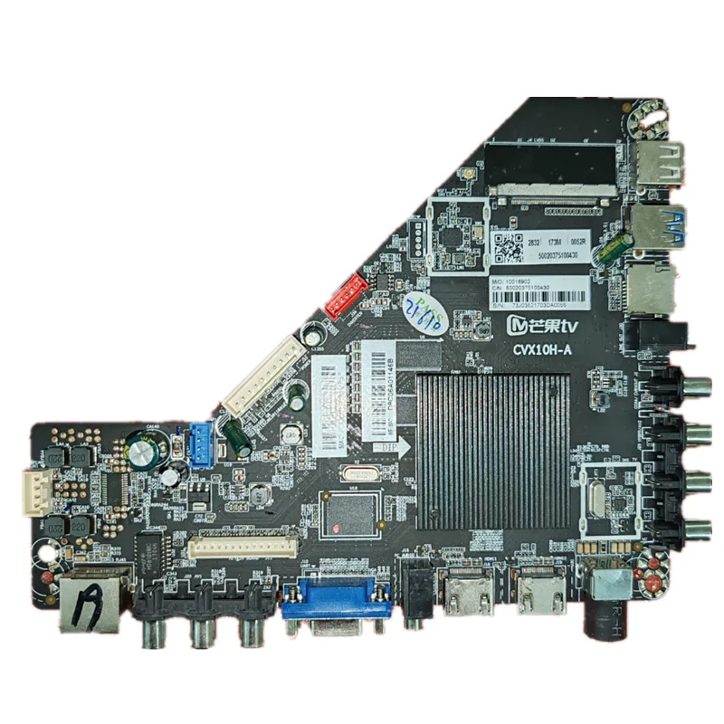 CVX10H-A    Physical photo of 4k network WiFi TV motherboard, tested well