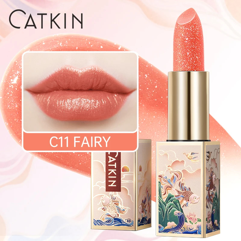 CATKIN SPARKLING LIP BALM MOONLIGHT COLOR-CHANGING LIP STICK - NEW SERIES image 3