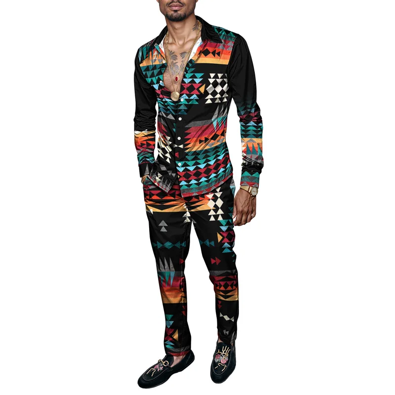 

2026 весна/лето, мужской комплект из 2 предметов, мужской легкий костюм с длинными рукавами, повседневный и удобный модный костюм, уличная одежда