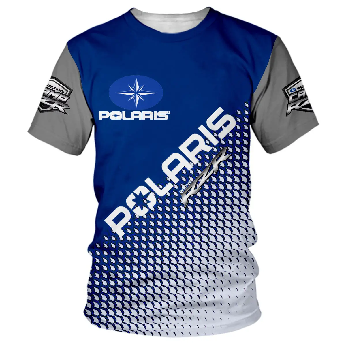 Polaris Racing Summer T-shirt 3D Printed T-shirt Men's and women's round neck casual fashion plus size short sleeve T-shirt