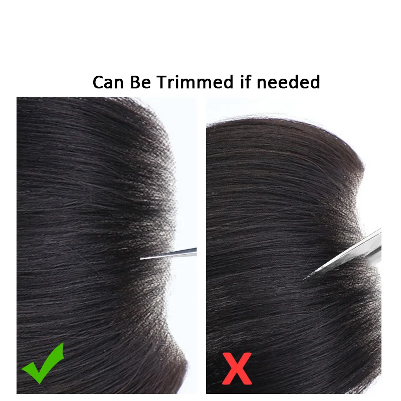 New Vstyle Front Human Hairline for Men Antibacterial Full PU 0.08cm Thin Skin Men Toupee Human Hair Wigs Natural Hair System
