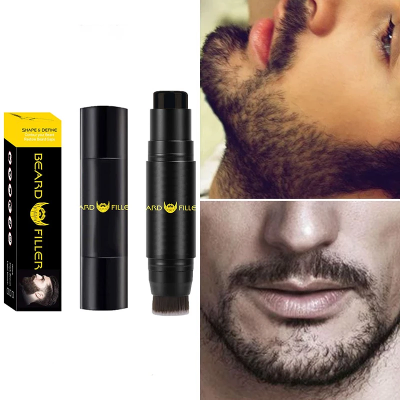 

Beard Filling Stick Repair Stamp Waterproof With Brush Moustache Enhancer Fill Pen Hair Growth Product For Men Accessories