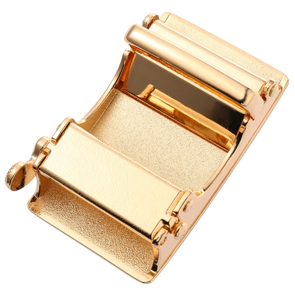 Cabeza de cinturón para hombre con cierre de botón interior automático Cabeza de cintura de cinturón informal, Hebilla de cinturón 3,1 cm