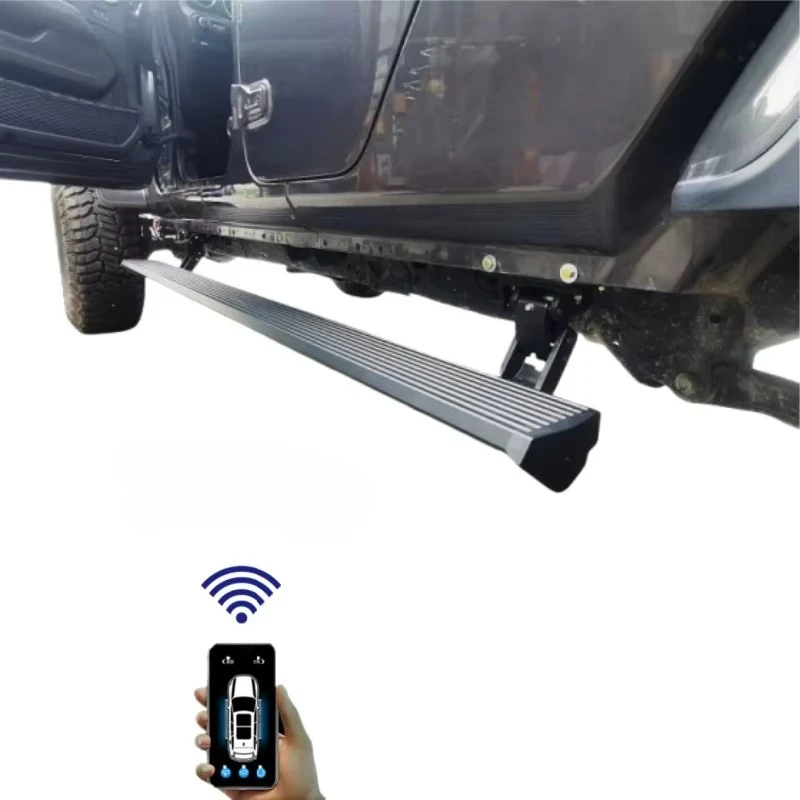 

Aluminum Alloy LED Running Boards Perfect Fit for 2 & 4-Door Jeep Wrangler Gladiator Ford Bronco Auto Side Step Electric