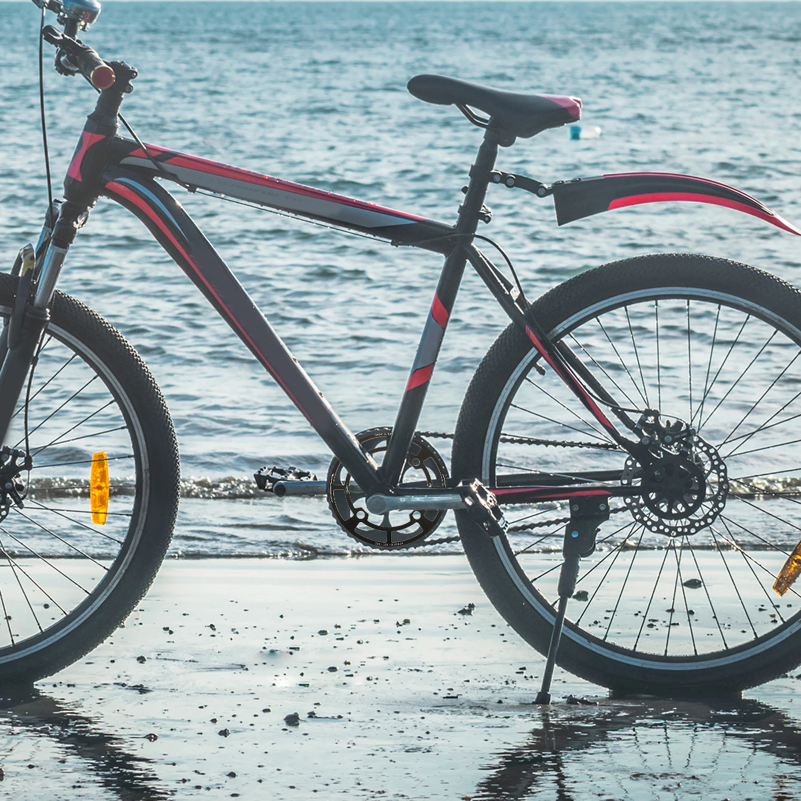 

Aluminum Alloy Bike Chain Guard Durable Crankset Shield Protective Cover For Mountain Bicycle Chainring Accessories Motorcycle