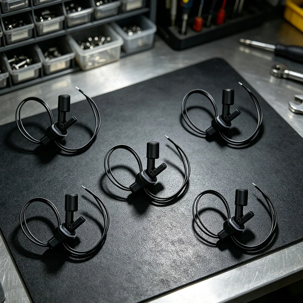 5PCS Horizontal PP Float Switch Water Level Sensor Side Mount For Tank Aquarium Pump Liquid Detection Controller Industrial Part