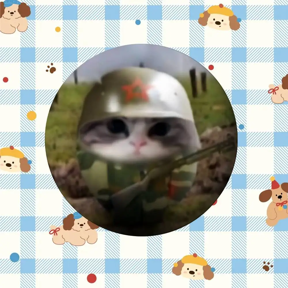 Niedliche Katzen-Memes Meow Kawaii Abzeichen Kreative Blechpins Kreative Zitat-Broschen Kleidung Rucksack Schmuck Geschenk Für – Detail 16