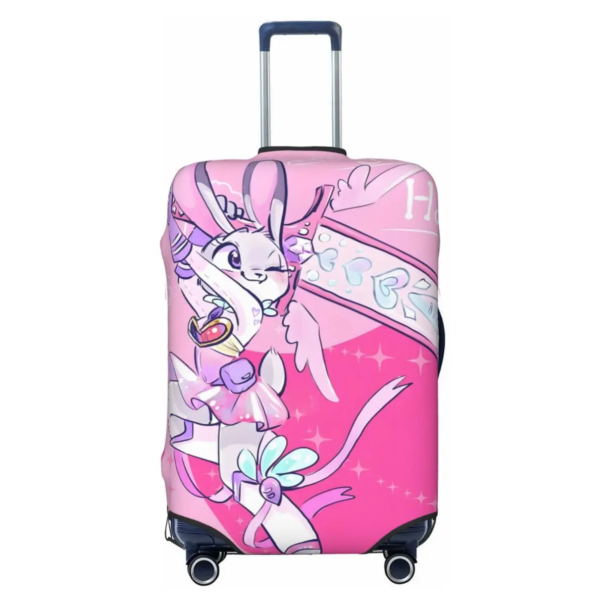 

Custom Z-Zootopia Wallpaper Suitcase Cover Washable Cute Cartoon Travel Luggage Covers for 18-32 inch