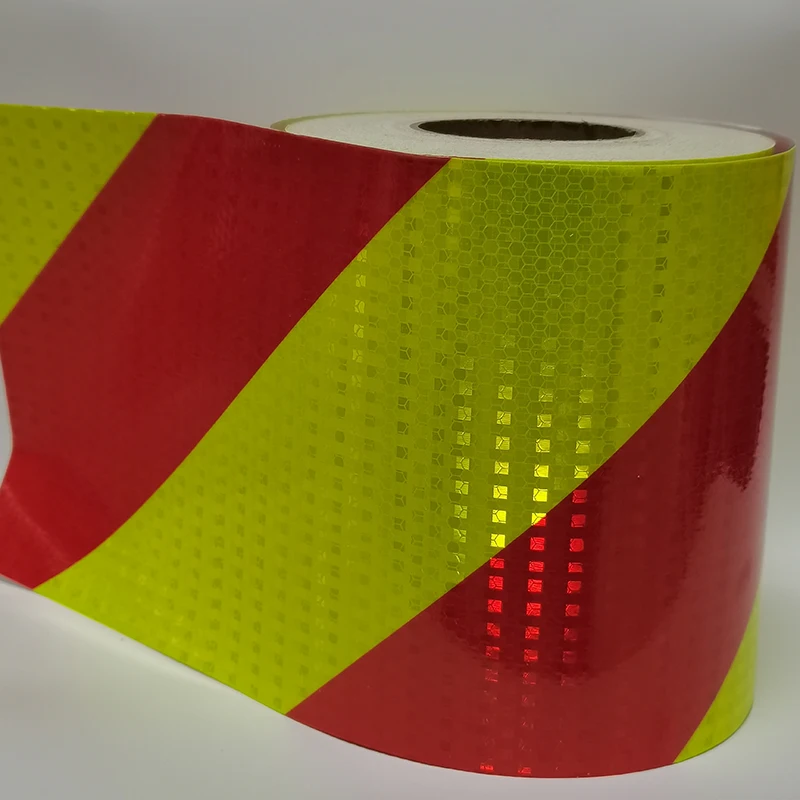 8Inch High Viscosity Reflective Adhesive Tape Outdoor Safety Waterproof Reflector Conspicuity Stickers 1Meters DIY For Truck Car