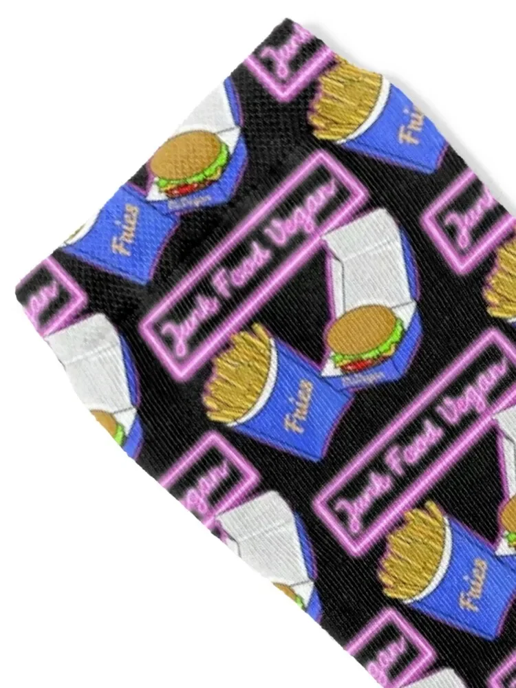 Junk food vegan Socks Christmas Heating sock cycling cool Men Socks Luxury Brand Women's