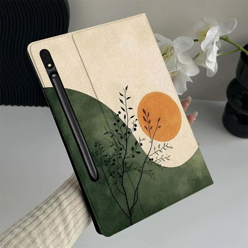 

Olive Branch Sun Art Gift Tablet Case For Samsung Galaxy Tab S7 S8 S9 S10 FE Lite