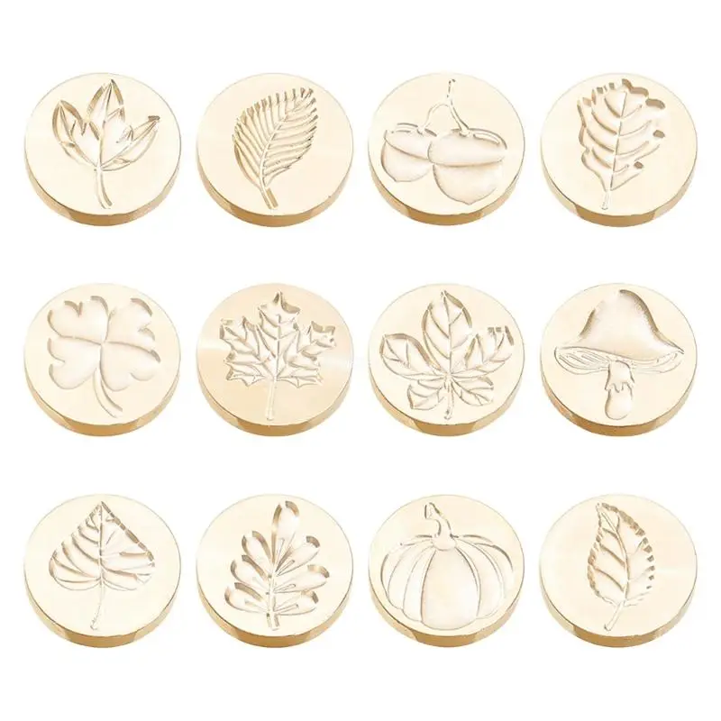 

Mushroom Wax Seal Stamp Fruit Plant Series Sealing Wax Stamp for Wine Packages Dropship