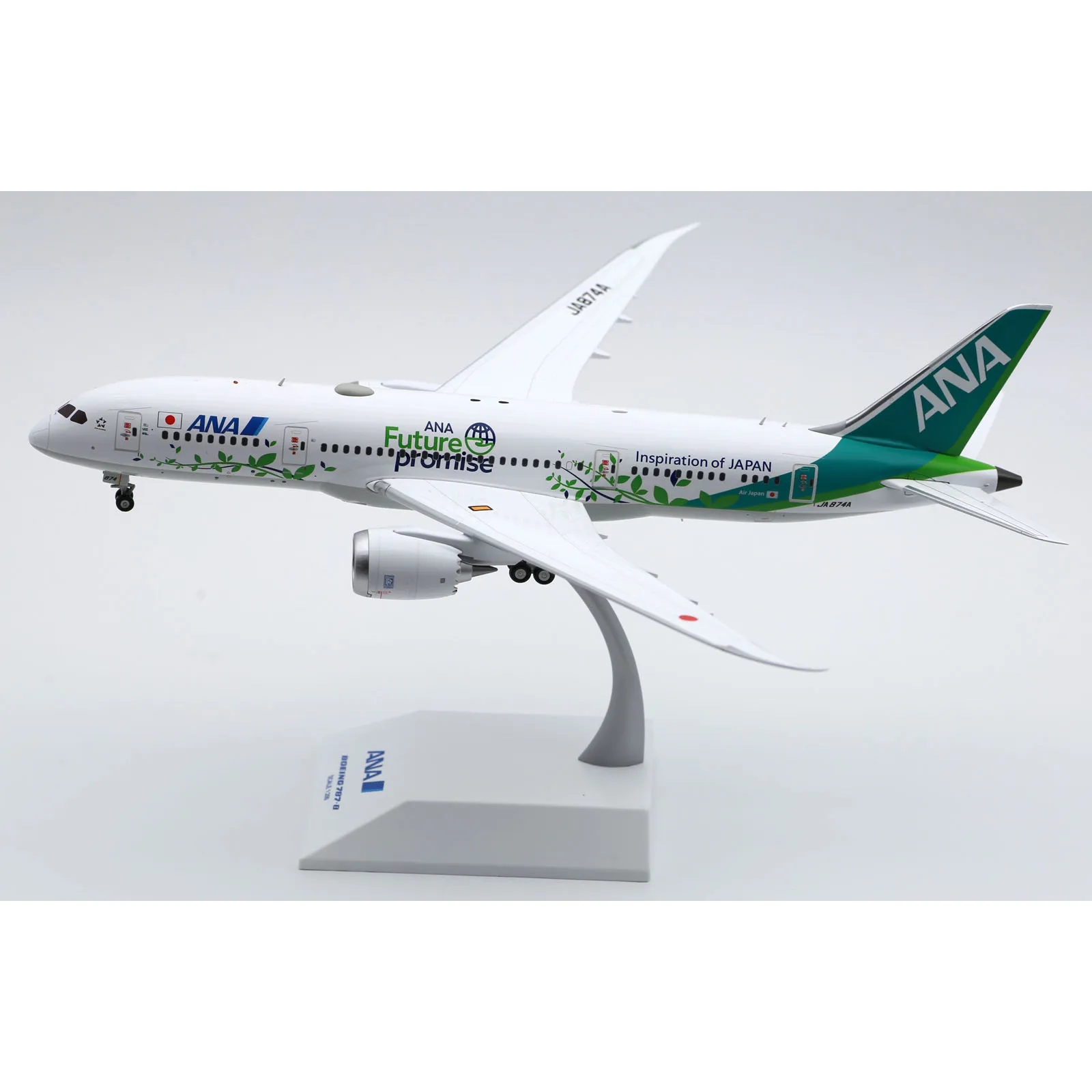 SA2035 avión coleccionable de aleación, regalo JC Wings 1:200 All Nippon Airways "StarAlliance" Boeing 787-8, modelo de avión fundido a presión JA874A