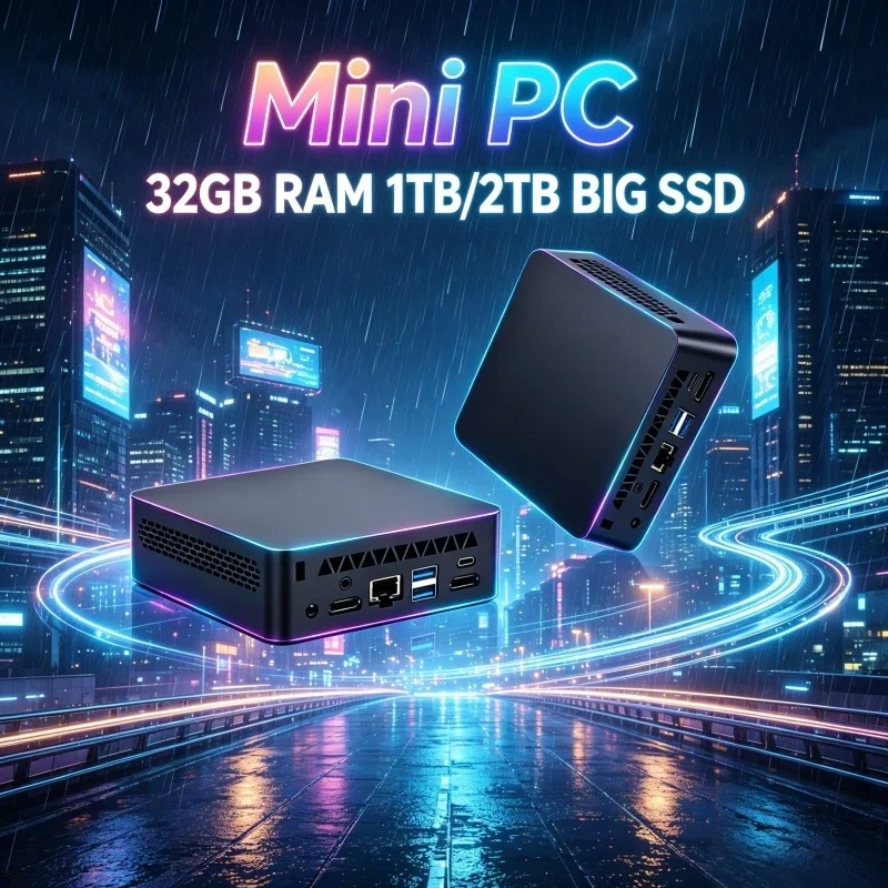 

Ready To Ship Y5AIR Pocket Tiny Mini PC Silent Low Power 8G DDR4 128GB SSD BT4.2 WiFi USB3.0 Travel Office Mini Computer