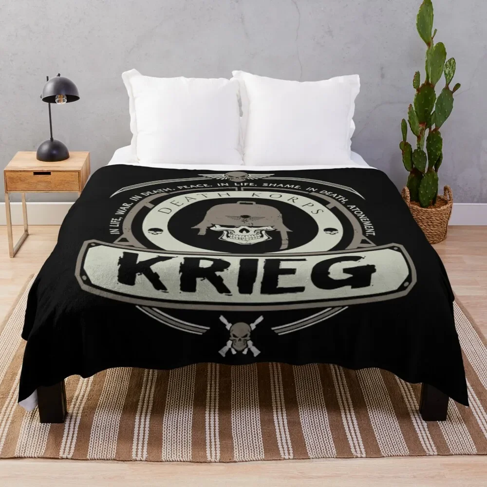 

KRIEG - LIMITED EDITION Throw Blanket Weighted valentine gift ideas Stuffeds Winter beds Blankets