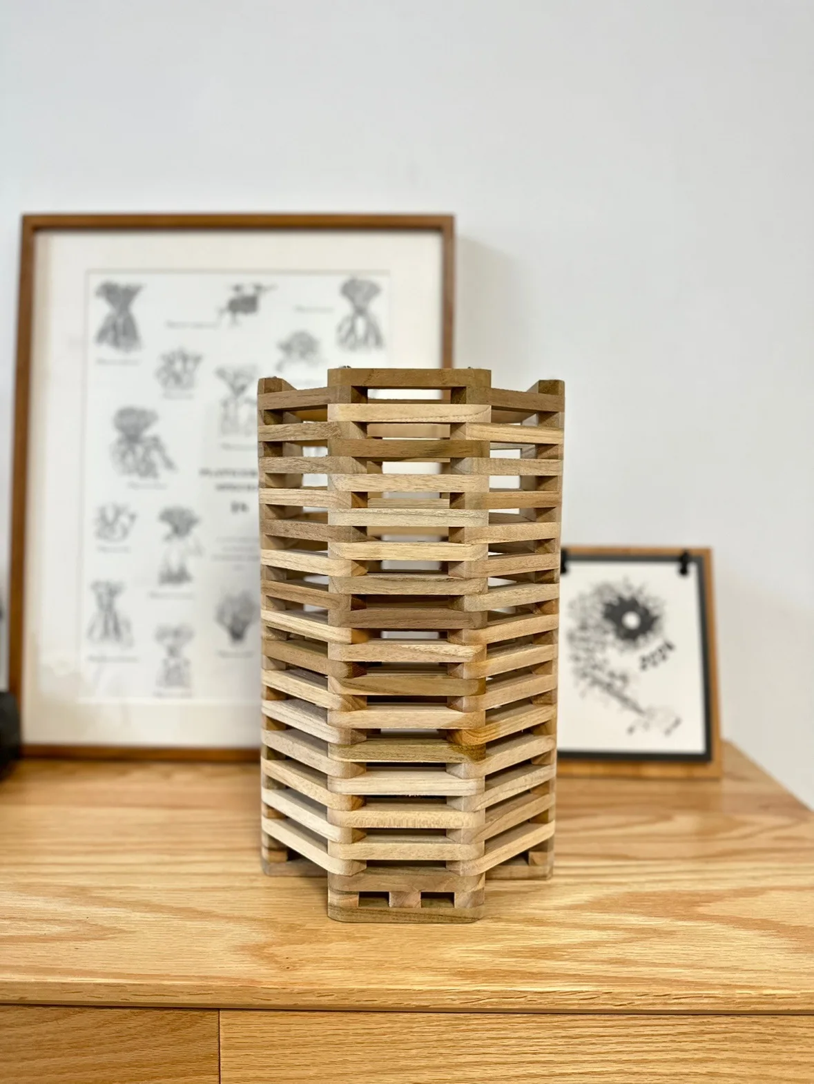 

Wooden frame potted flower pot, frame flower pot, orchid, Bandai, quark, planting pot