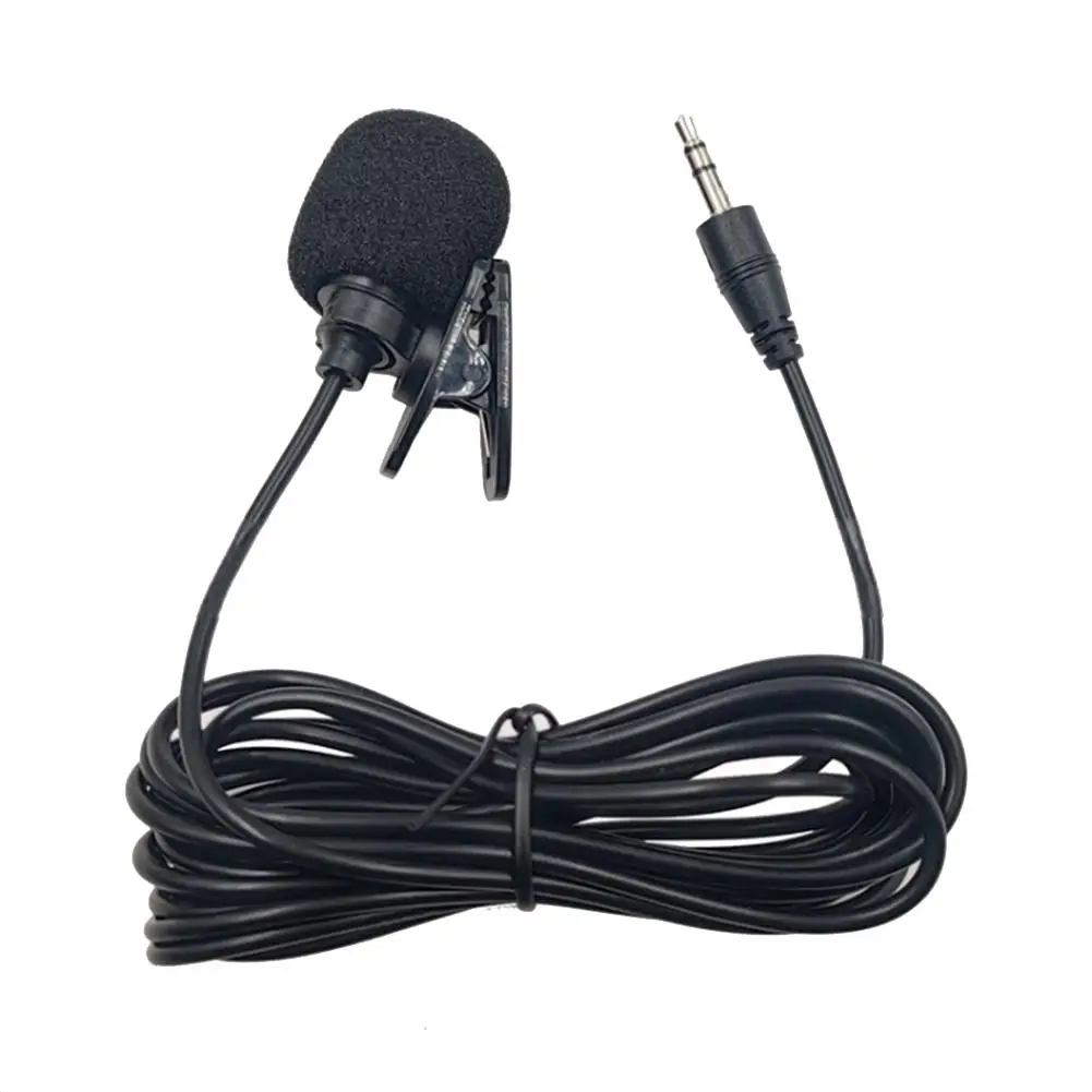 Directional Clip On Lavalier Microphone Compatible with For Mobile Devices and PCs Low Handling Noise for Recordings