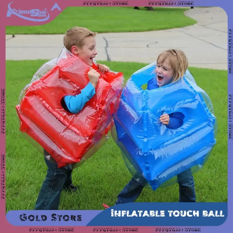 Inflatable Bumper Ball Human Collision Buffer Balls Body Bubble Bounce Ball for Outdoor Grass Activity Family Party Kid Game Toy