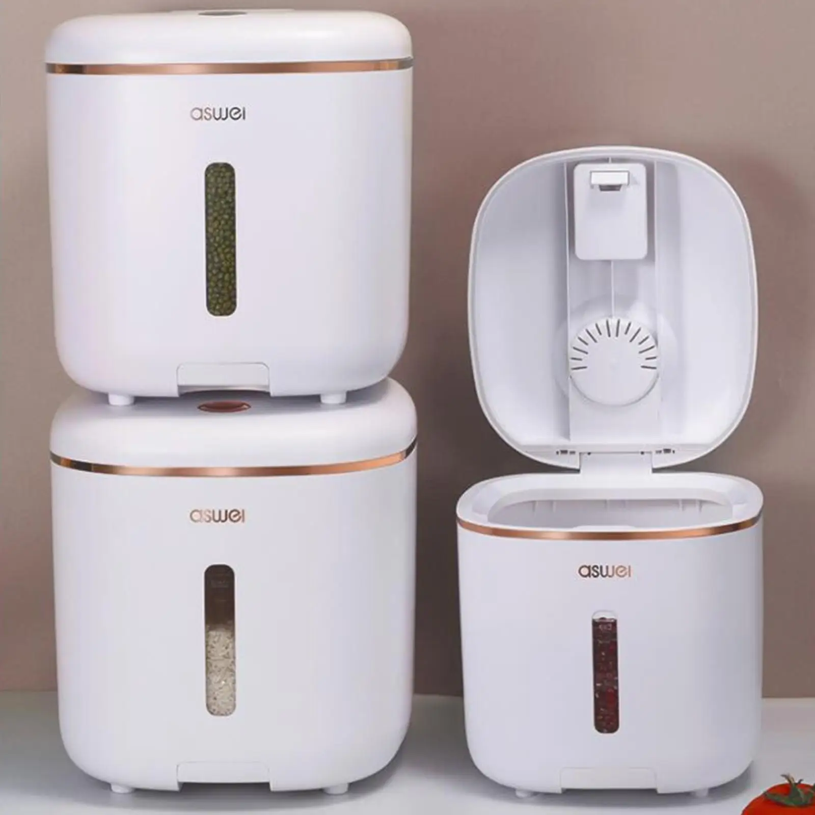 Grain Storage Barrel Lid Jars Multi-use Plastic Stable Environmentally