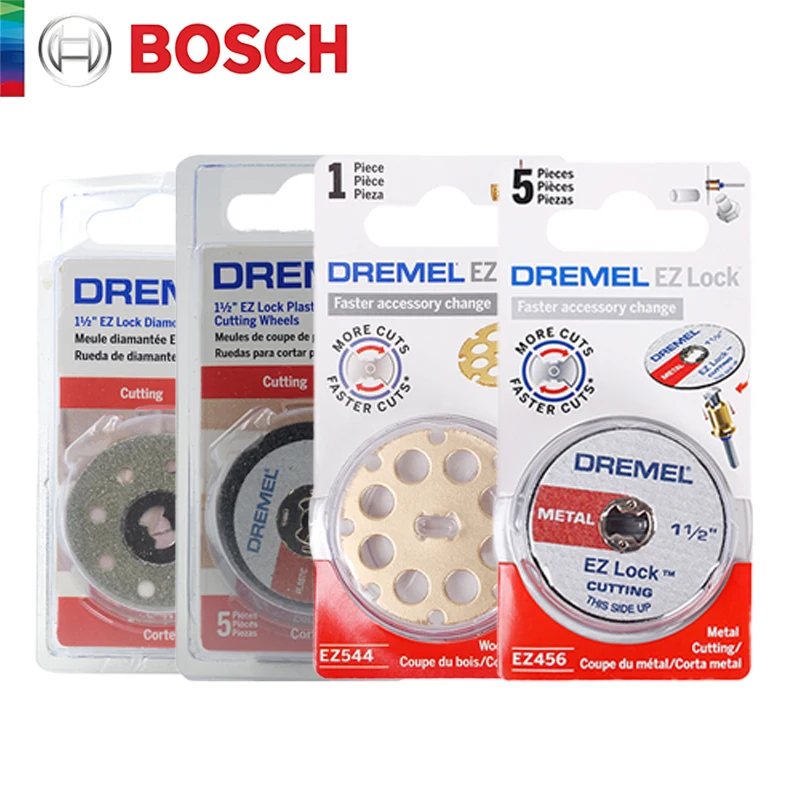 Dremel EZ Lock Cutting Wheel Wood Plastic Metal Rotary Tool Cut-Off Wheels Reinforced Diamond Cutting Discs Accessories EZ456