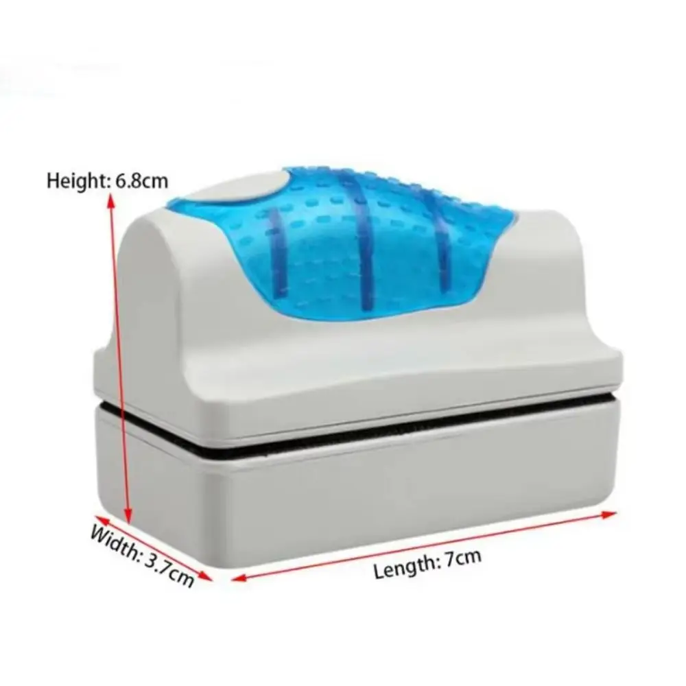 المغناطيسي حوض السمك الطحالب مكشطة مزدوجة الجانب مقبض مريح خزان الأسماك مسح فرشاة المهنية خزان الأسماك العائمة فرشاة نافذة #6