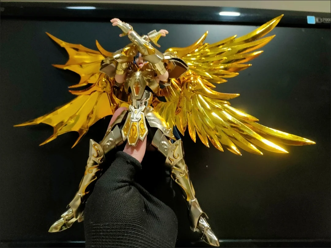 

Saint Seiya Myth Cloth EX Gemini Saga SOG Gold Knights of the Zodiac Action Figure Model Toy in Stock Great Toys GT
