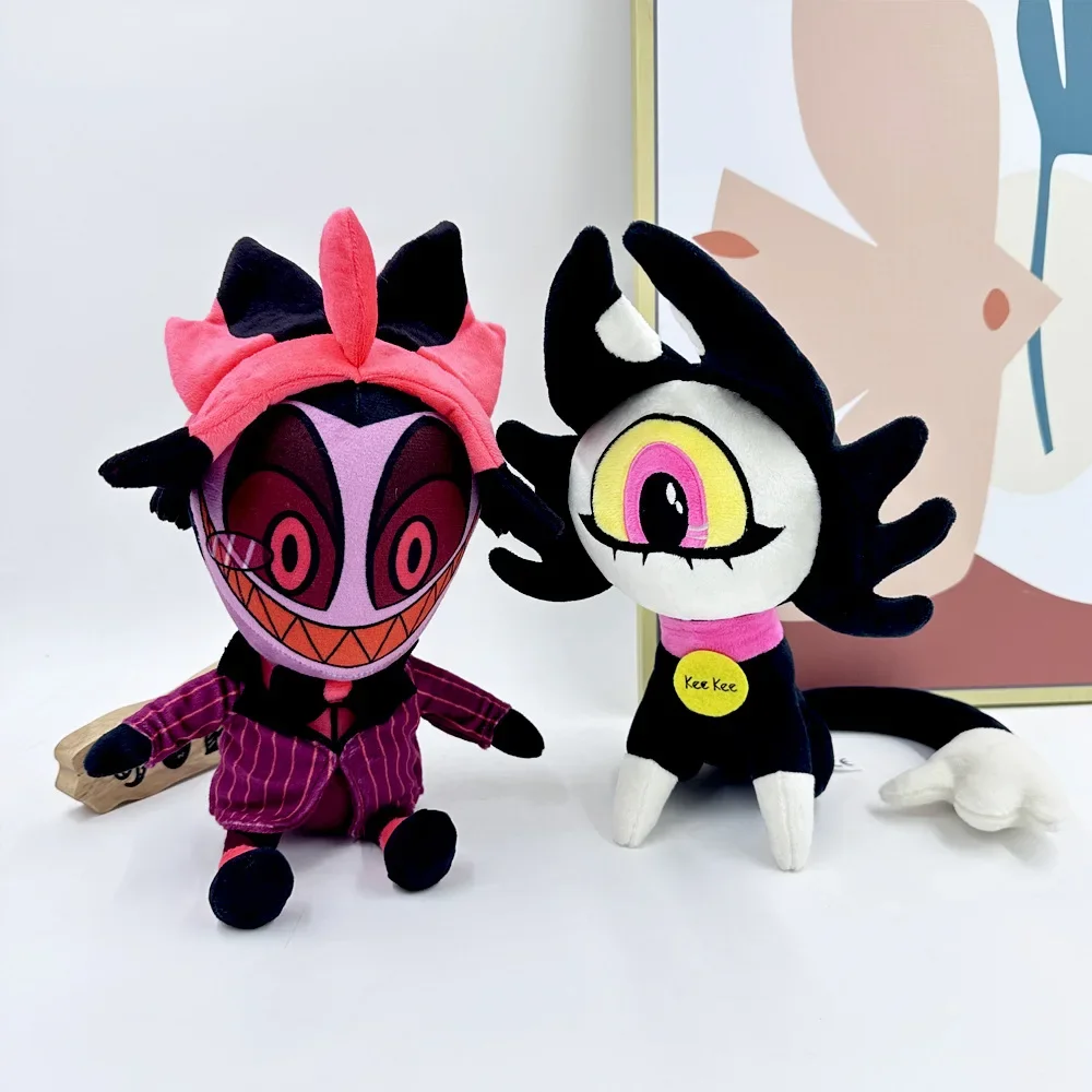 Hazbin Hotel Plush Toy Cute Anime Figure Asmodeus Loona Stolas Loo Loo Land Plushie Doll Soft Stuffed Kawaii Cartoon Plush Toy