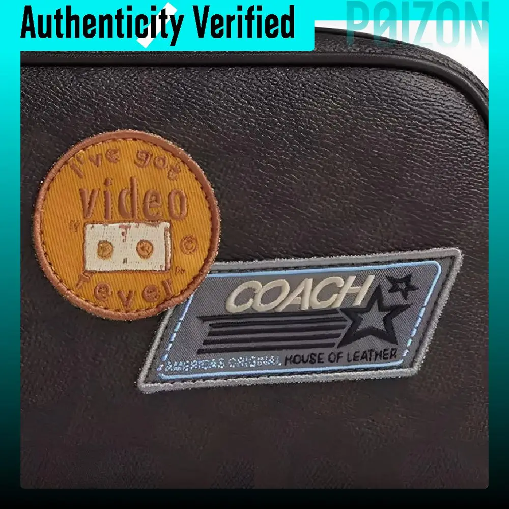 COACH Riley Travel Organizers Walnut & Black CGA49-SVXAM view 4