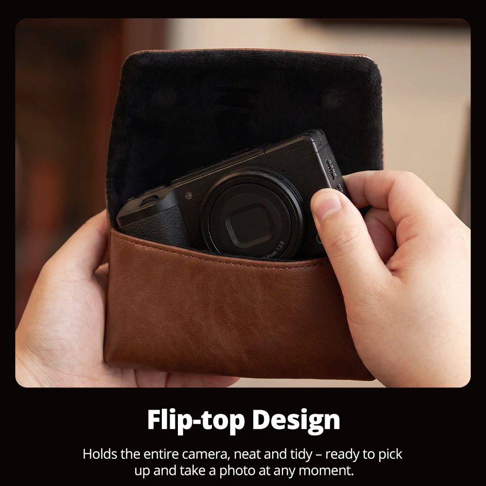 AMBITFUL SC03 Camera Bag for Compact Cameras Magnetic Clasp/PU Material