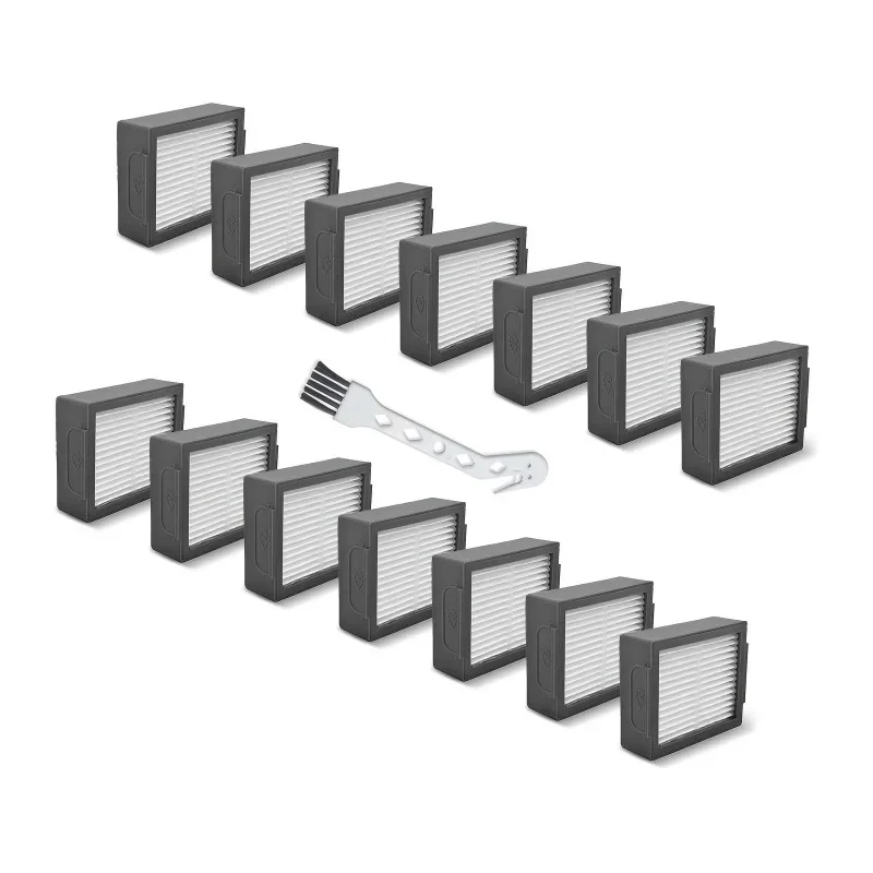 14 Filters+1 Cleaning Tool For IRobot E & I Series, E5, E6, E7, I1, I1+, I3, I3+, I4, I4+, I5, I5+, I6,  I7,  I8, Robot Vacuums