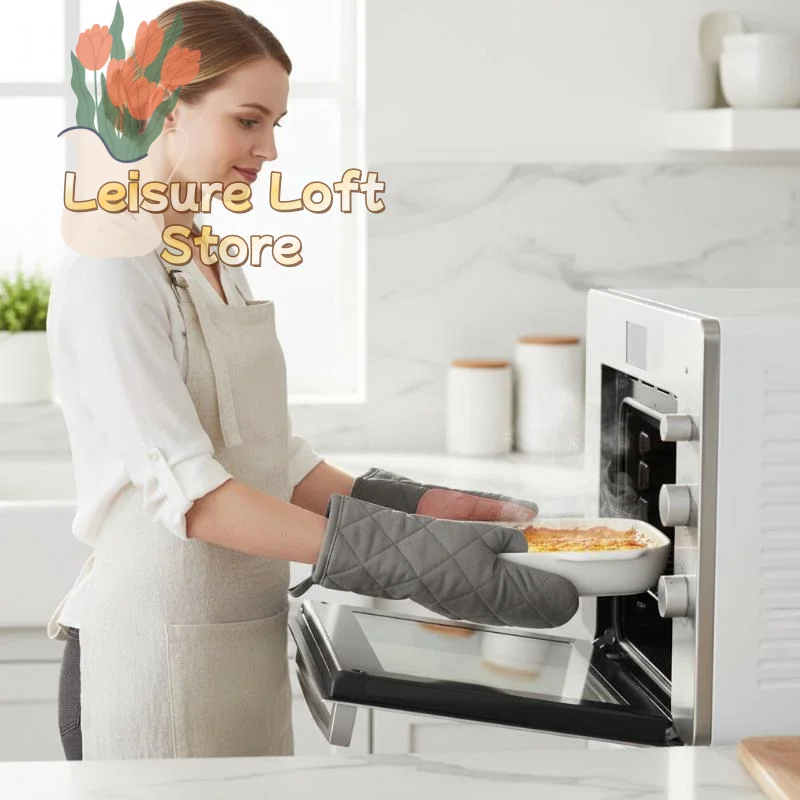 Fish Shaped Silicone Heat Resistant Oven Gloves Anti Scald K