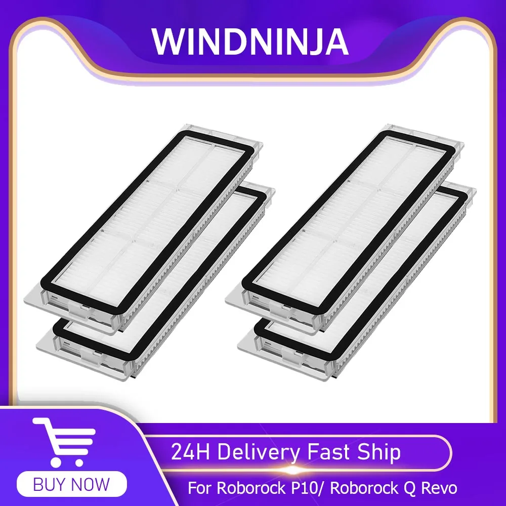 فلتر Hepa لـ Roborock Q Revo / P10 A7400RR جهاز آلي لتنظيف الأتربة قطع غيار فلتر HEPA ملحقات المكنسة الكهربائية